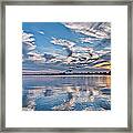 Blue Sky Sunset Framed Print