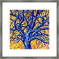 Blue Tree Framed Print