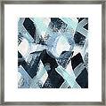 Blue Valentine- Abstract Painting Framed Print