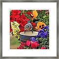 Bluebird Garden Framed Print