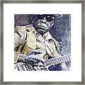 Bluesman John Lee Hooker 3 Framed Print