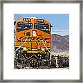 Bnsf In Ludlow, California Framed Print