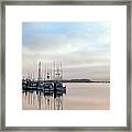 Boardwalk Boats Framed Print