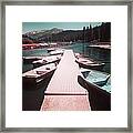 Boat Dock Framed Print