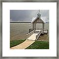 Boat Dock Lake Gaston Framed Print