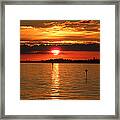 Bodensee  Island Sunset Framed Print