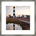 Bodie Island Lighthouse - Cape Hatteras Outer Banks Nc Framed Print