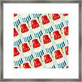 Bomb Pop Pattern Framed Print