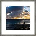 Bonaire Sunset Framed Print