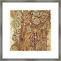 Book Of Kells. 8th-9th C. Chapter Framed Print