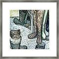 Boot Room Framed Print