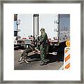 Border Patrol Checkpoint Framed Print