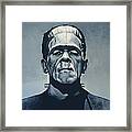 Boris Karloff As Frankenstein Framed Print