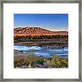 Bosque Fall In Corrales Framed Print