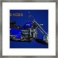 Boss Hoss Chevy V8 Motorcycle Framed Print