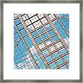 Boston Building Abstract Framed Print