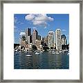 Boston Habor Skyline Framed Print