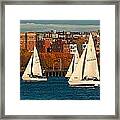 Boston Harbor Framed Print