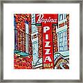 Boston Pizzeria Framed Print