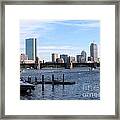 Boston Skyline Framed Print