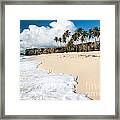 Bottom Bay Beach In Barbados Framed Print
