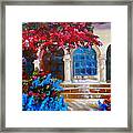 Bouganvellea Hacienda Jenny Lee Discouont Framed Print