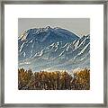 Boulder Colorado Flatirons Autumn View Framed Print