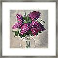 Bouquet Of Lilac Framed Print