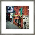 Bourbon Street Blues Framed Print