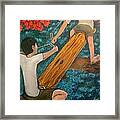 Boys Play Framed Print