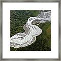 Braided River Framed Print