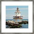 Brandywine Shoal  Lighthouse Framed Print