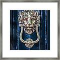 Brass Door Knocker Framed Print