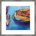 Bread And Wine Framed Print