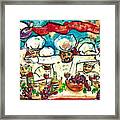 Break The Bread Drink The Wine Eat The Truffles Framed Print