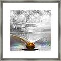 Breathing Life Into A Planet Framed Print