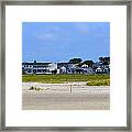 Breezy Point As Seen From Beach August 2012 Framed Print