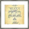 Brewing Beer And Ale Apparatus Patent Drawing From 1873 - Vintag Framed Print