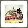 Brick Barn Framed Print