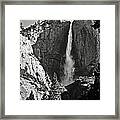 Bridalveil Fall In Yosemite Valley Framed Print