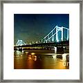 Bridge At Night Framed Print