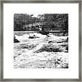 Bridge Over Fast Moving Creek Framed Print