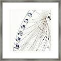 Brighton Wheel Framed Print