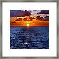 Brilliant Sunset Framed Print