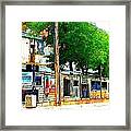 Broadway Oyster Bar With A Boost Framed Print