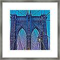 Brooklyn Bridge Dawning Framed Print
