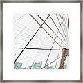 Brooklyn Bridge, New York City, New Framed Print