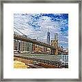 Brooklyn Bridge Ver - 3 Framed Print