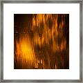 Brush Fire Abstract Framed Print