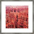 Bryce Canyon Red Framed Print